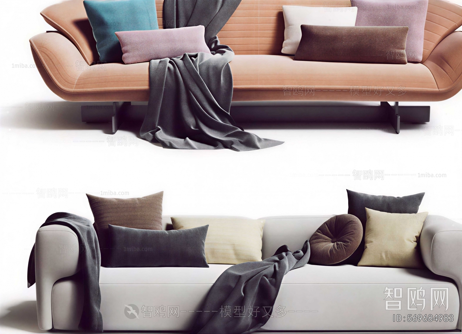 Modern Multi Person Sofa