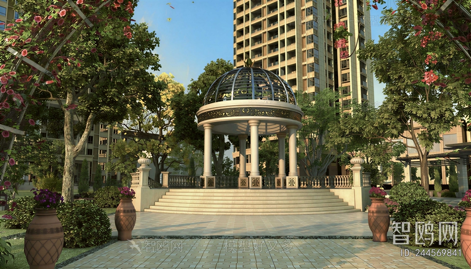 Simple European Style Pavilion