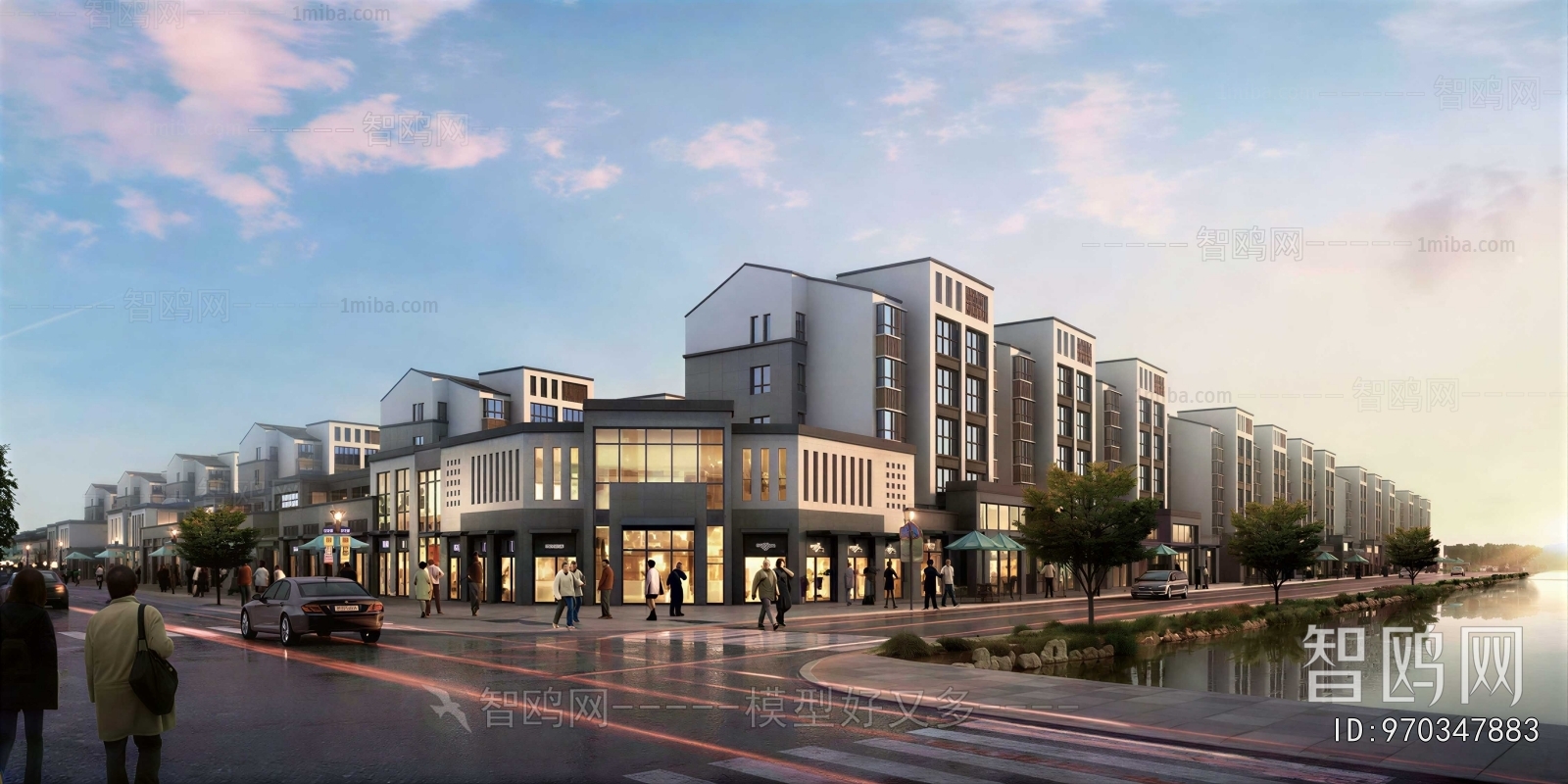 New Chinese Style Commercial Street