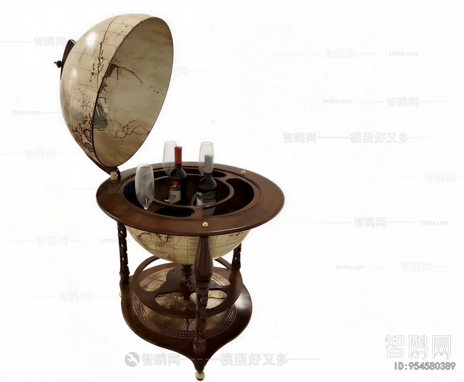 Retro Style Wine Cabinet