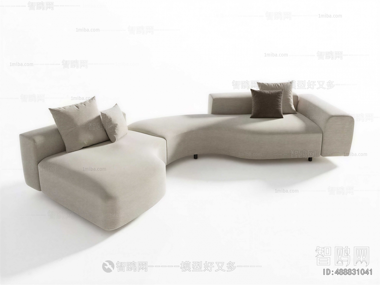 Modern Curved Sofa