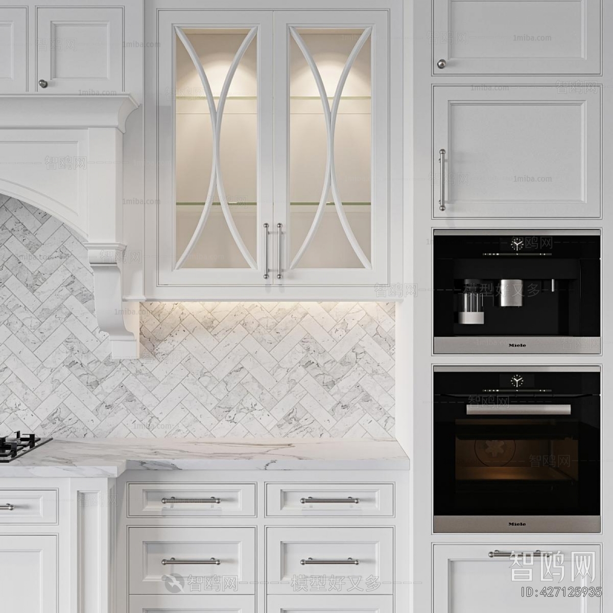 French Style Kitchen Cabinet