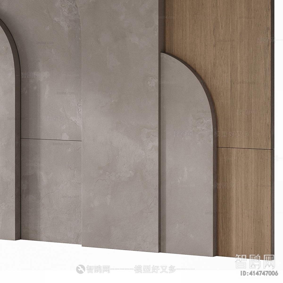 Wabi-sabi Style TV Wall