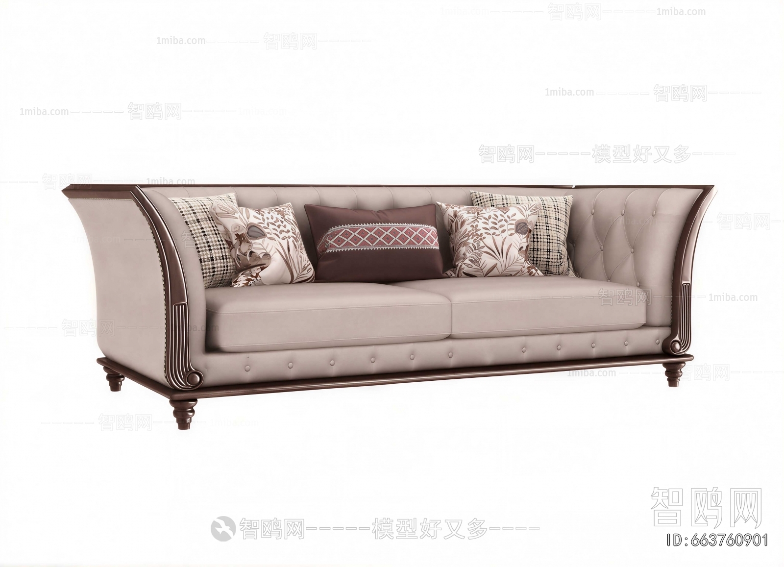 New Classical Style A Sofa For Two