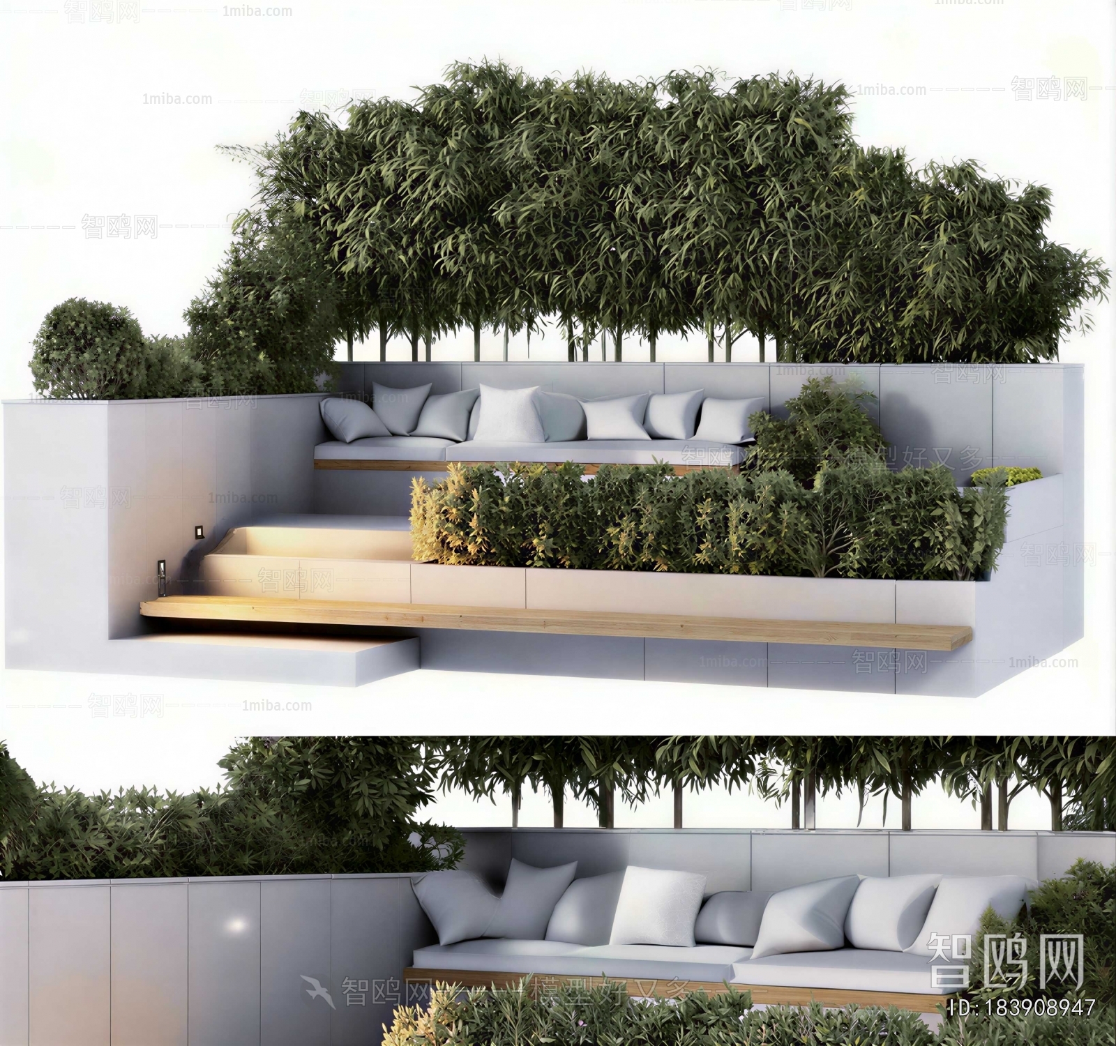 Modern Courtyard/landscape
