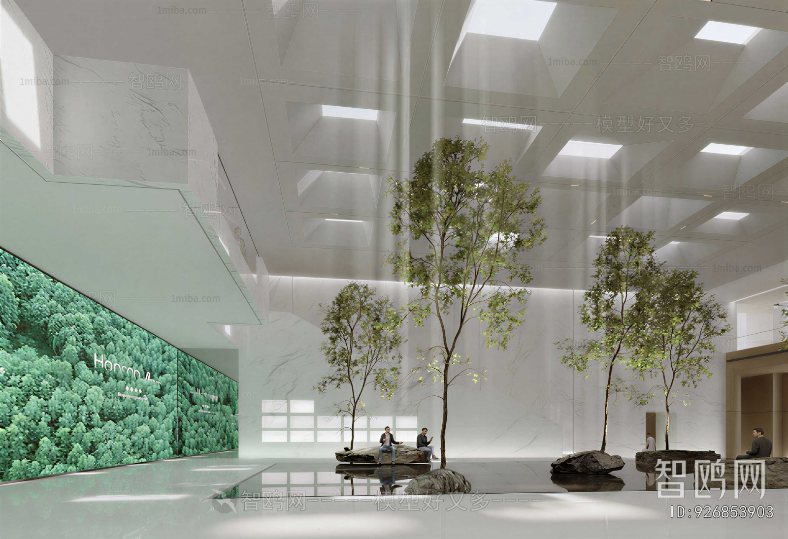 Modern Office Reception Desk