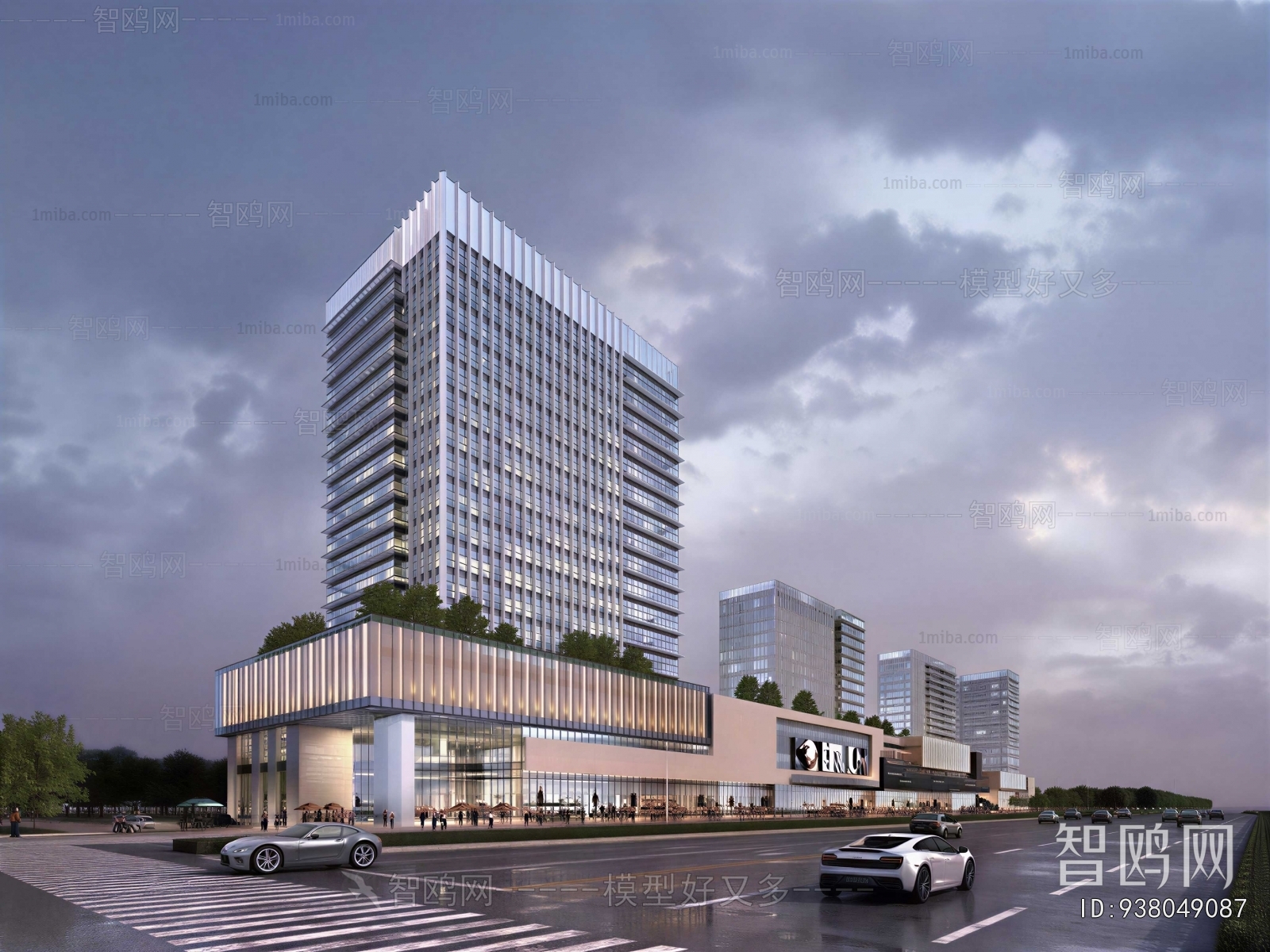 Modern Appearance Of Commercial Building