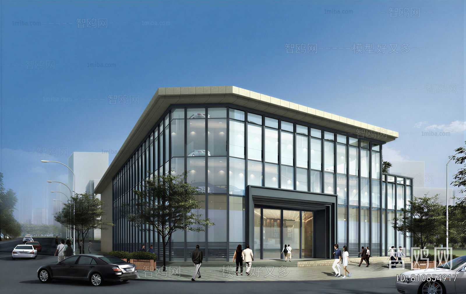 Modern Appearance Of Commercial Building