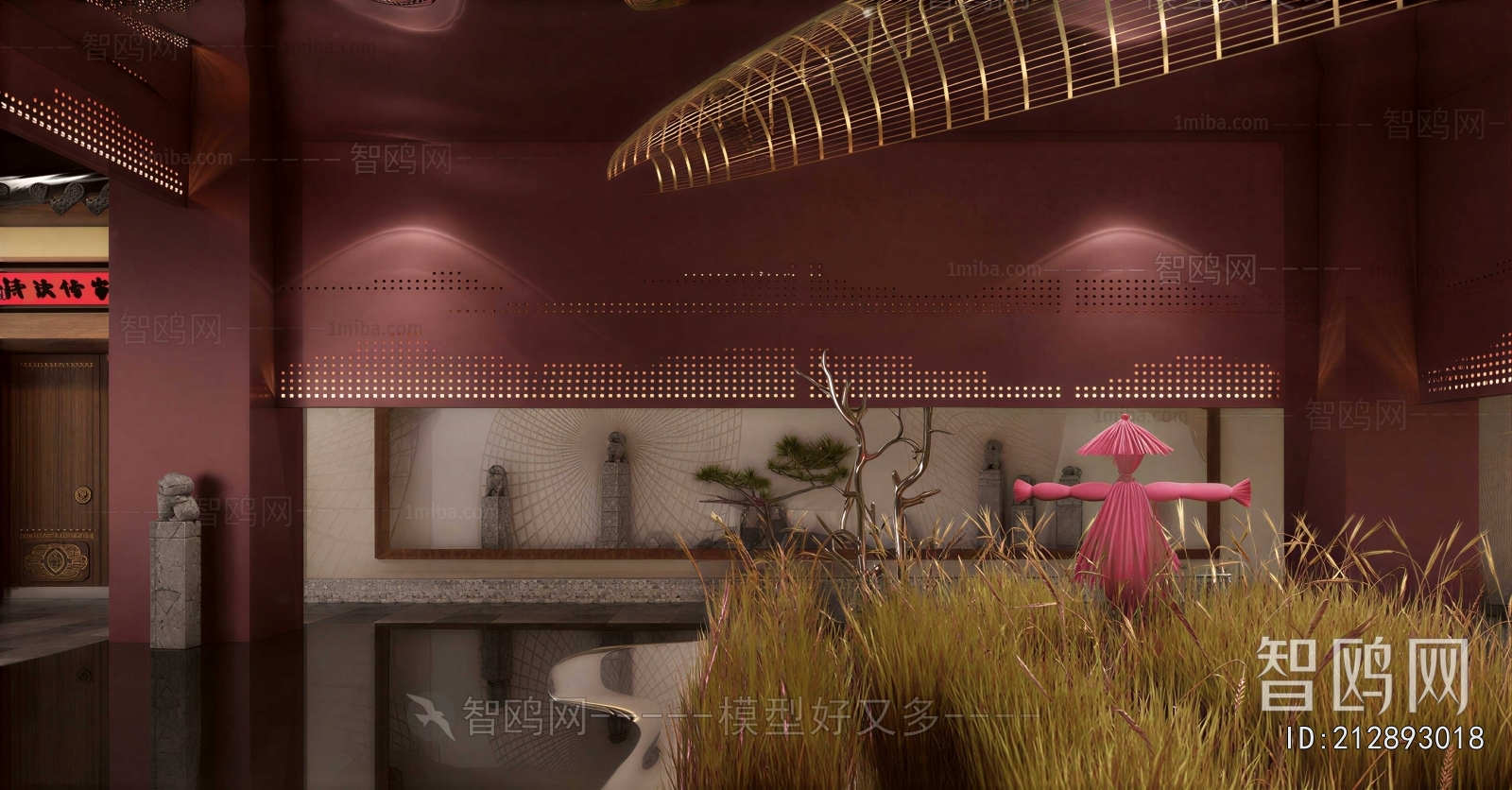 New Chinese Style Exhibition Hall