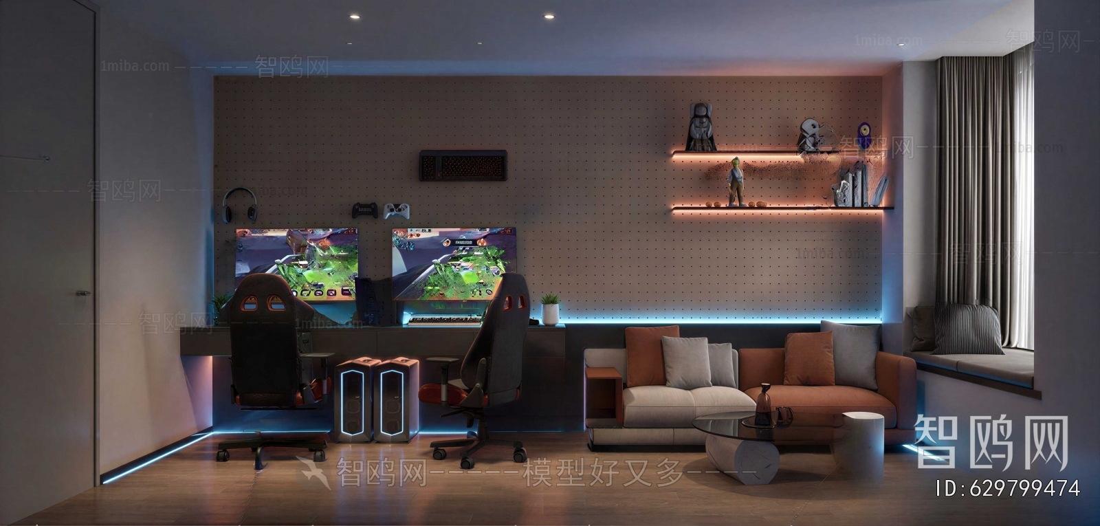 Modern E-sports Room