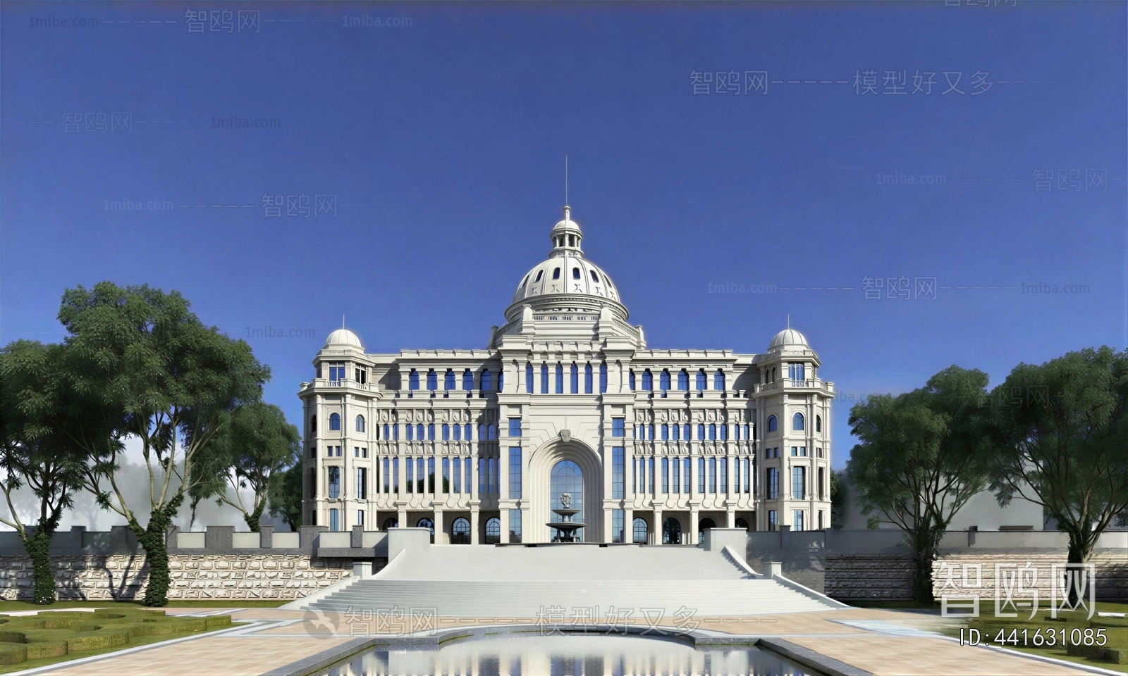 European Style Appearance Of Commercial Building