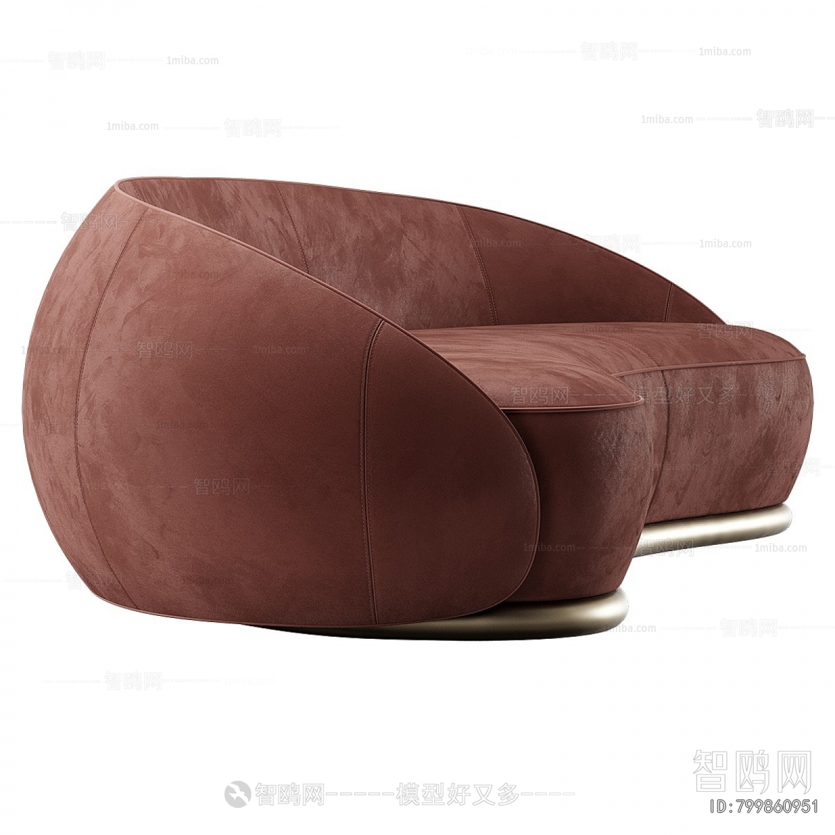 Modern Curved Sofa