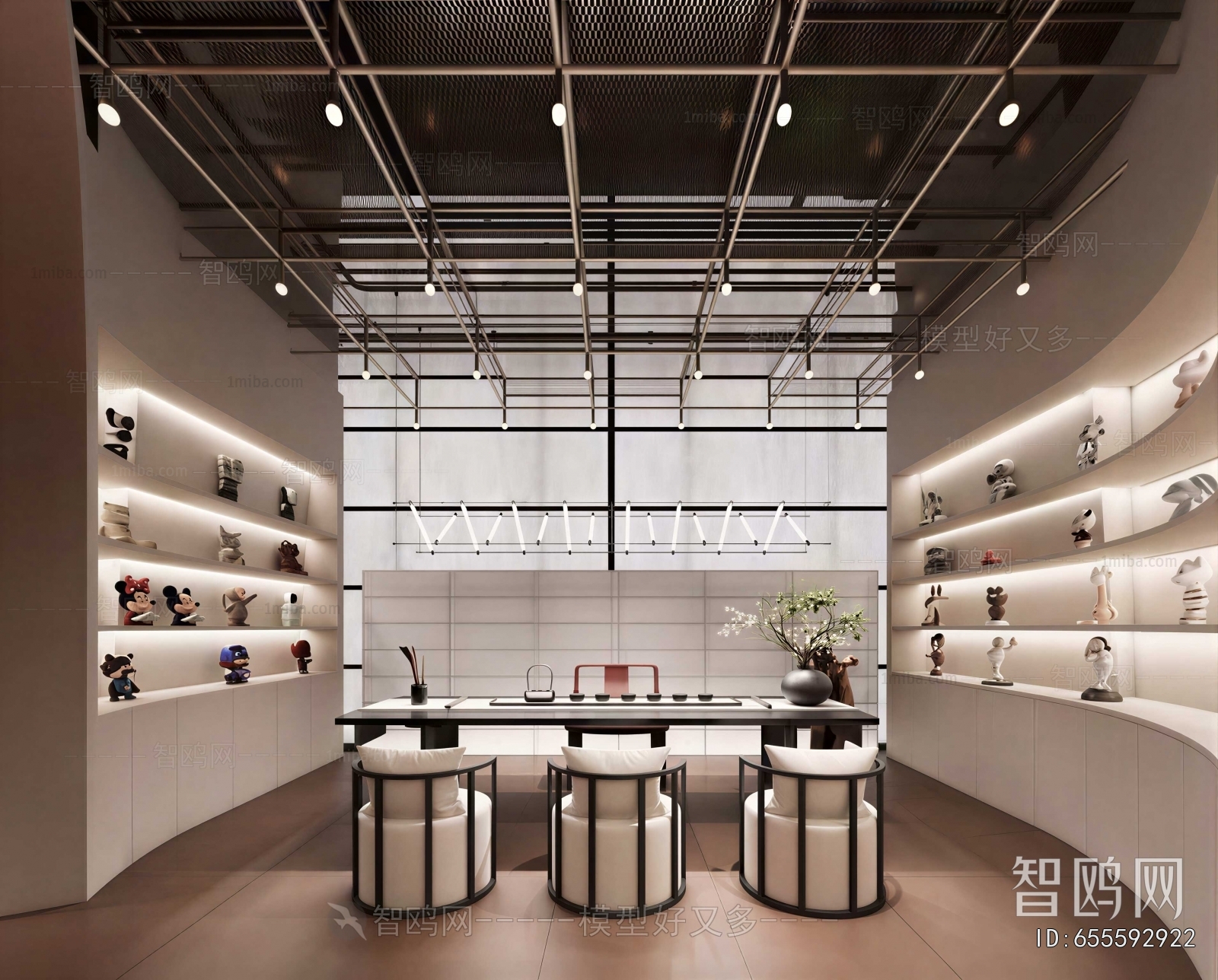 New Chinese Style Study Space