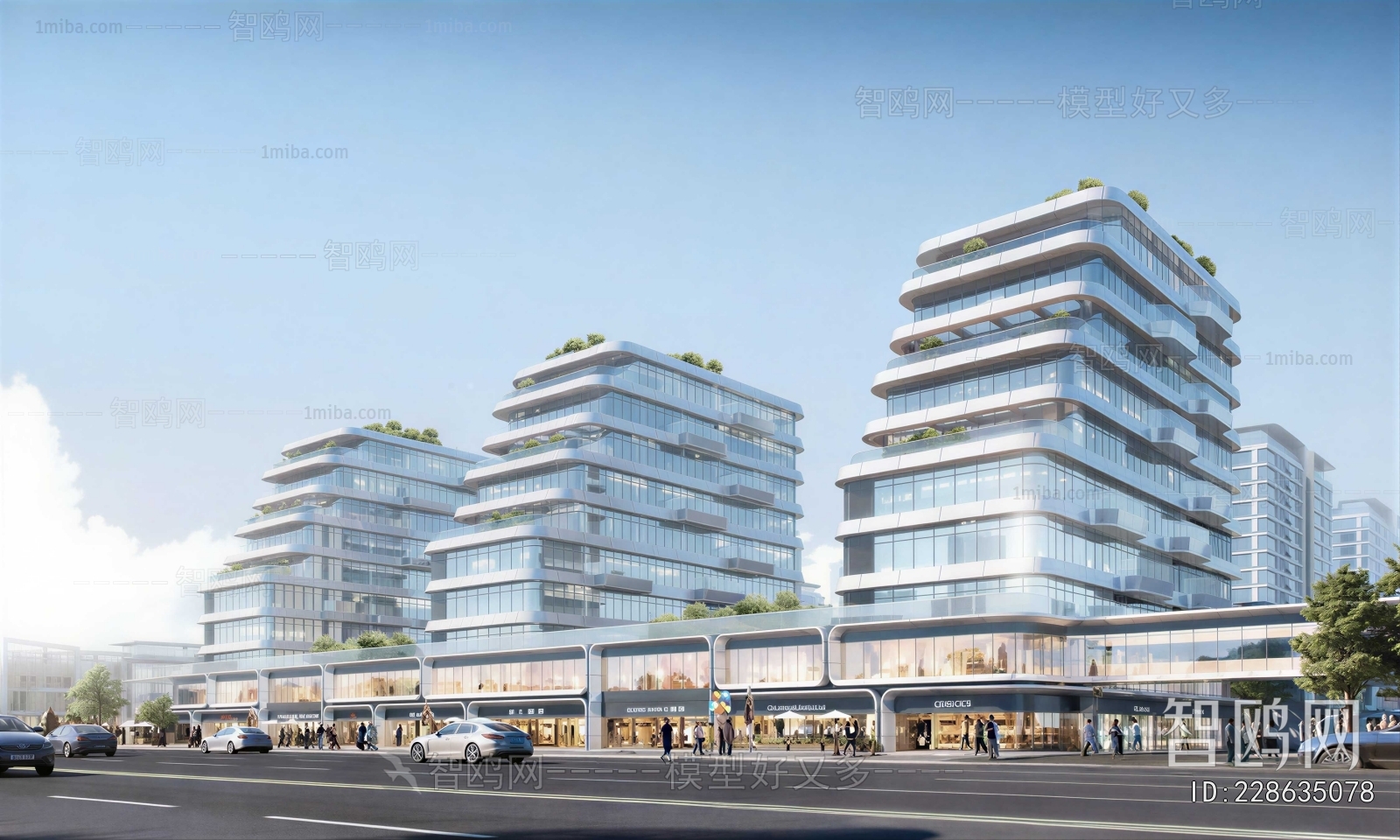 Modern Appearance Of Commercial Building