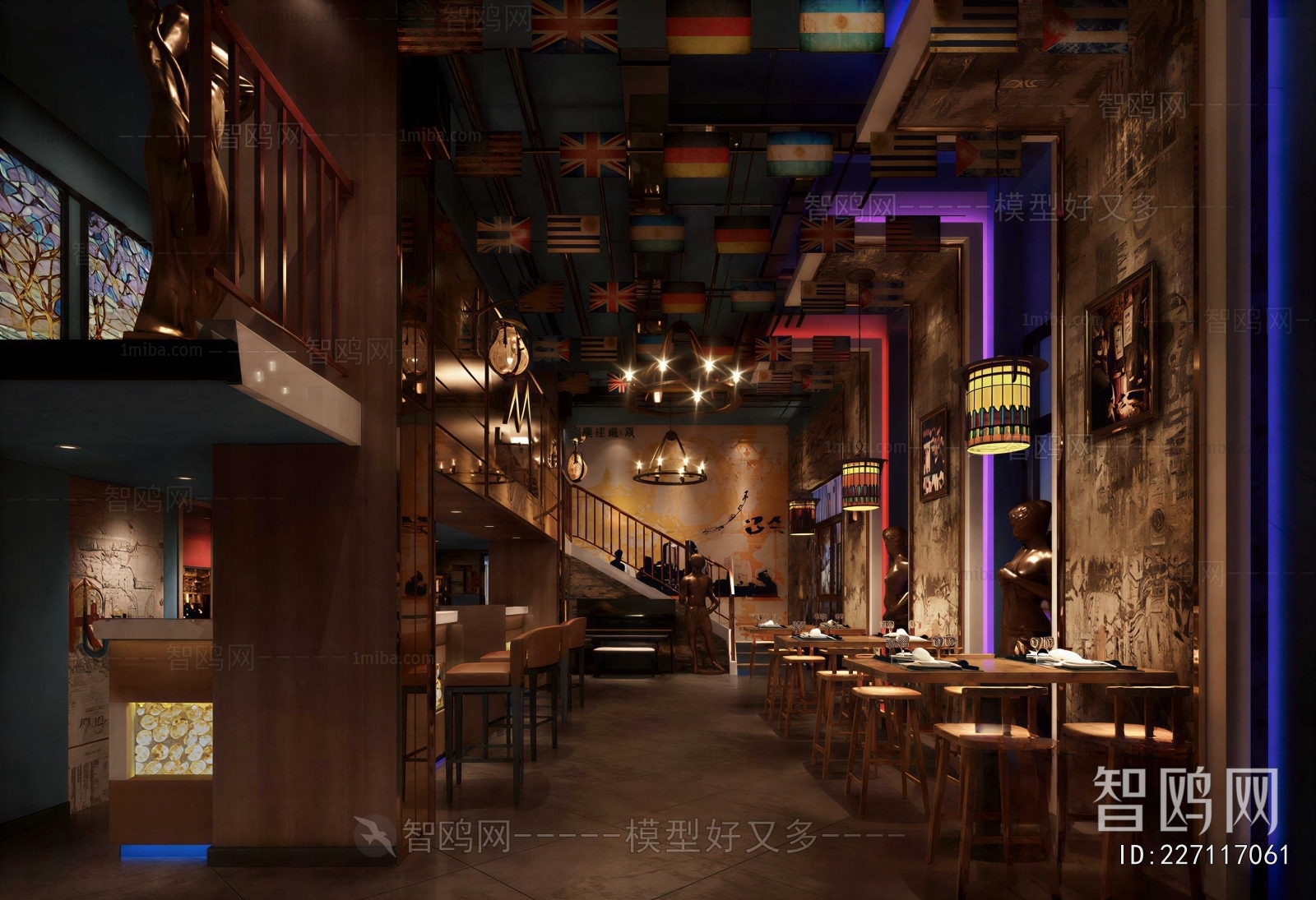 Retro Style Restaurant