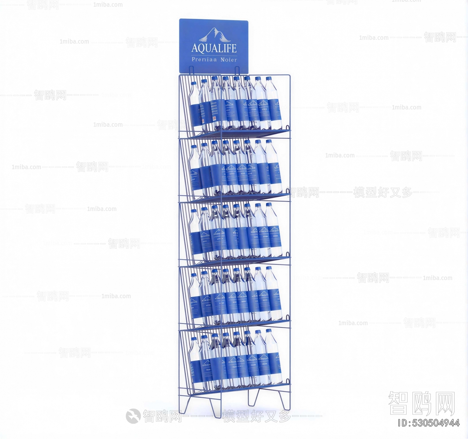 Modern Supermarket Shelf