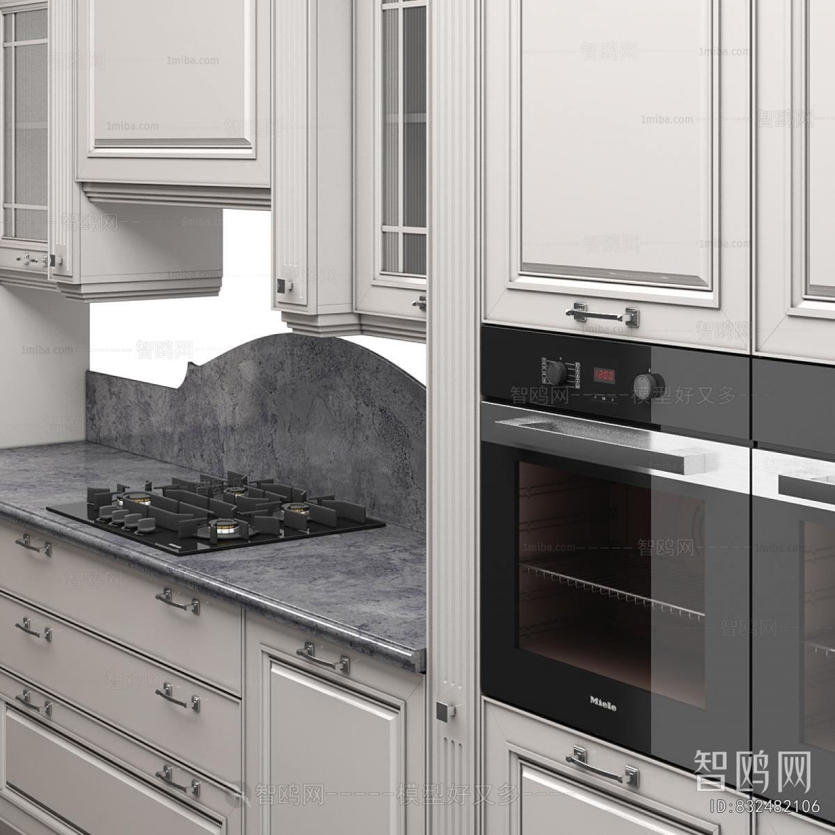 Simple European Style Kitchen Cabinet
