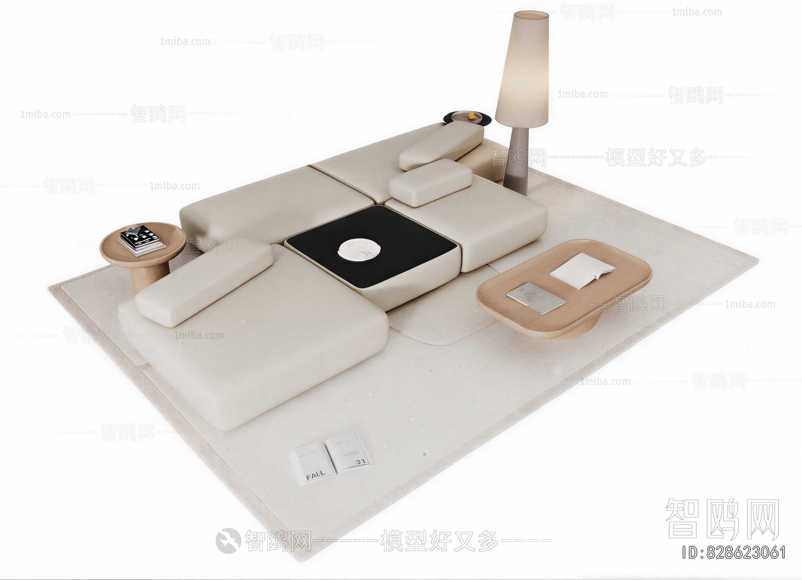 Modern Multi Person Sofa
