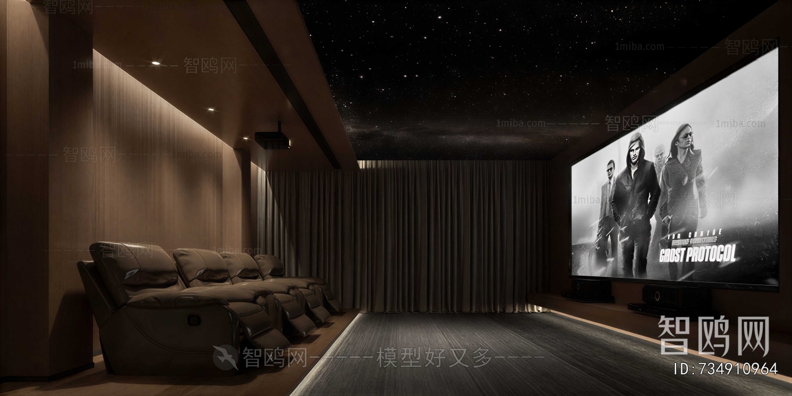 Modern Audiovisual Room