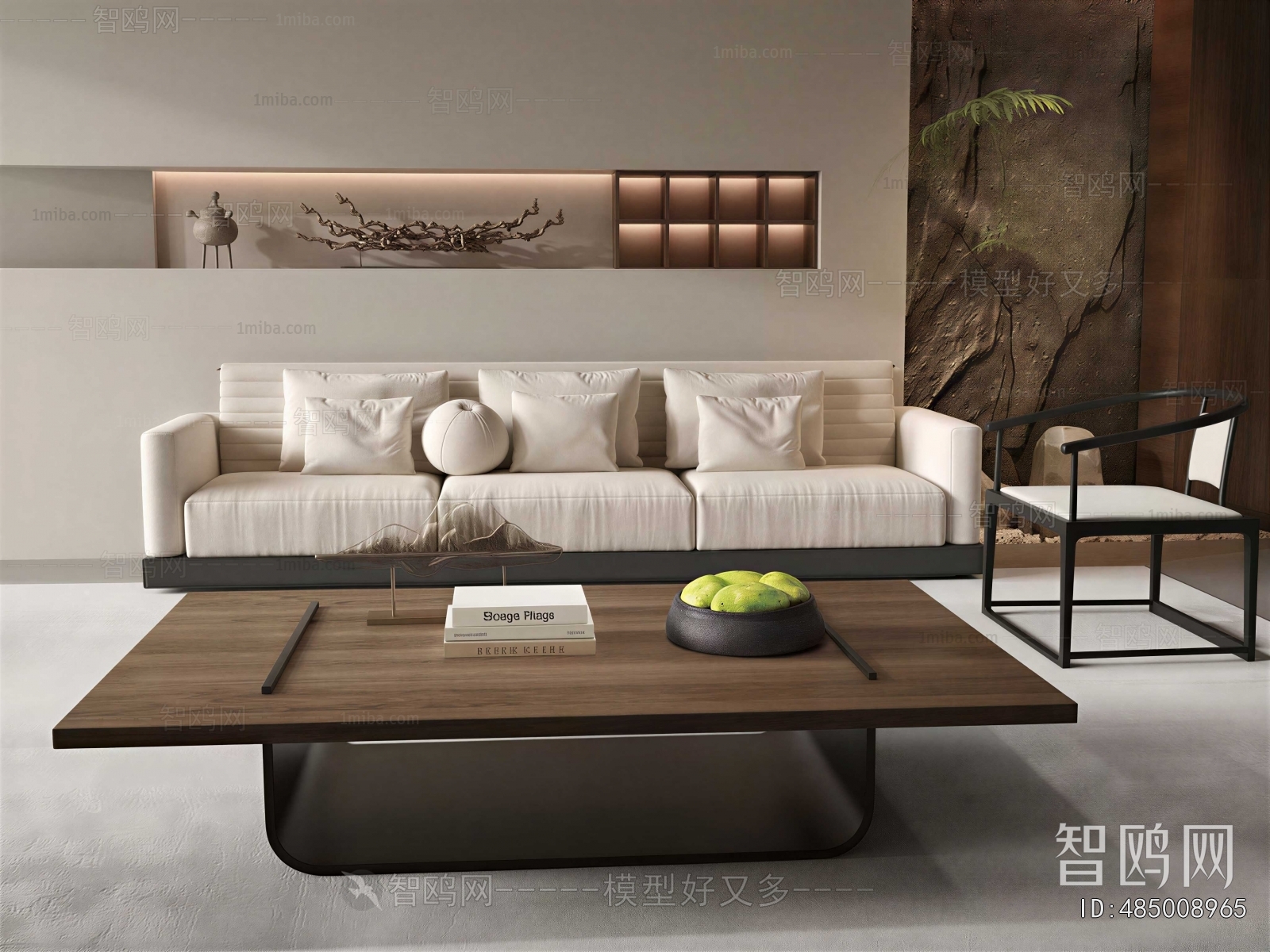 New Chinese Style Sofa Combination