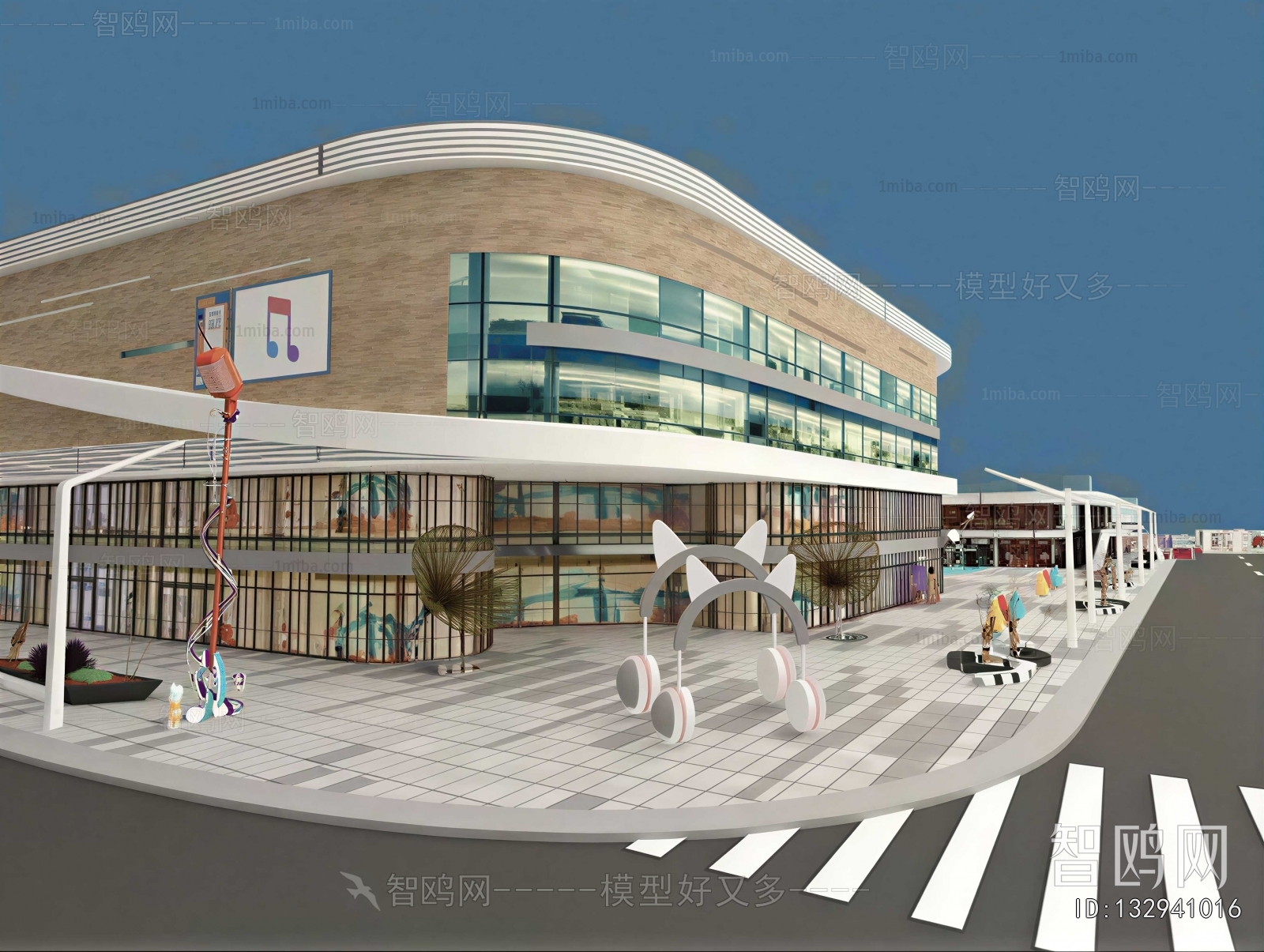 Modern Appearance Of Commercial Building