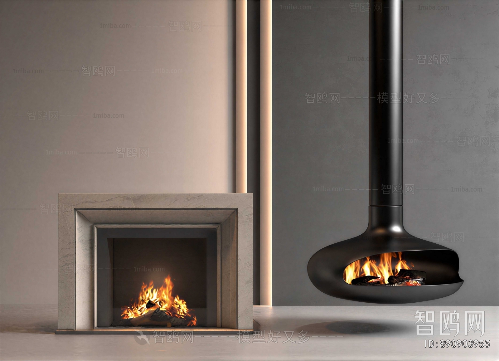 Modern Fireplace
