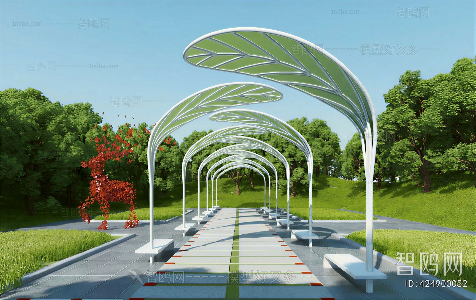 Modern Park Landscape