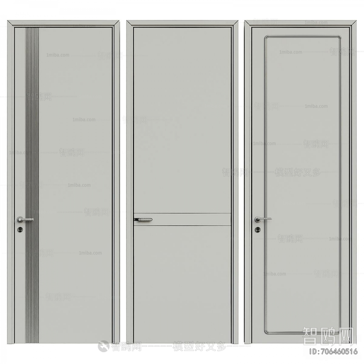 Modern Single Door