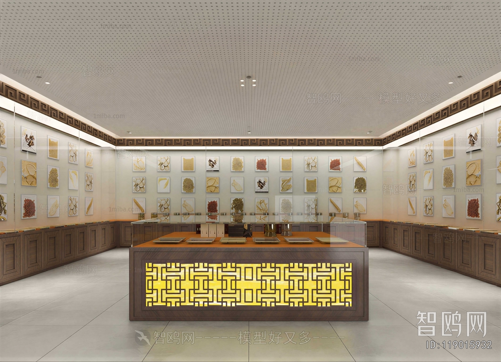 New Chinese Style Exhibition Hall