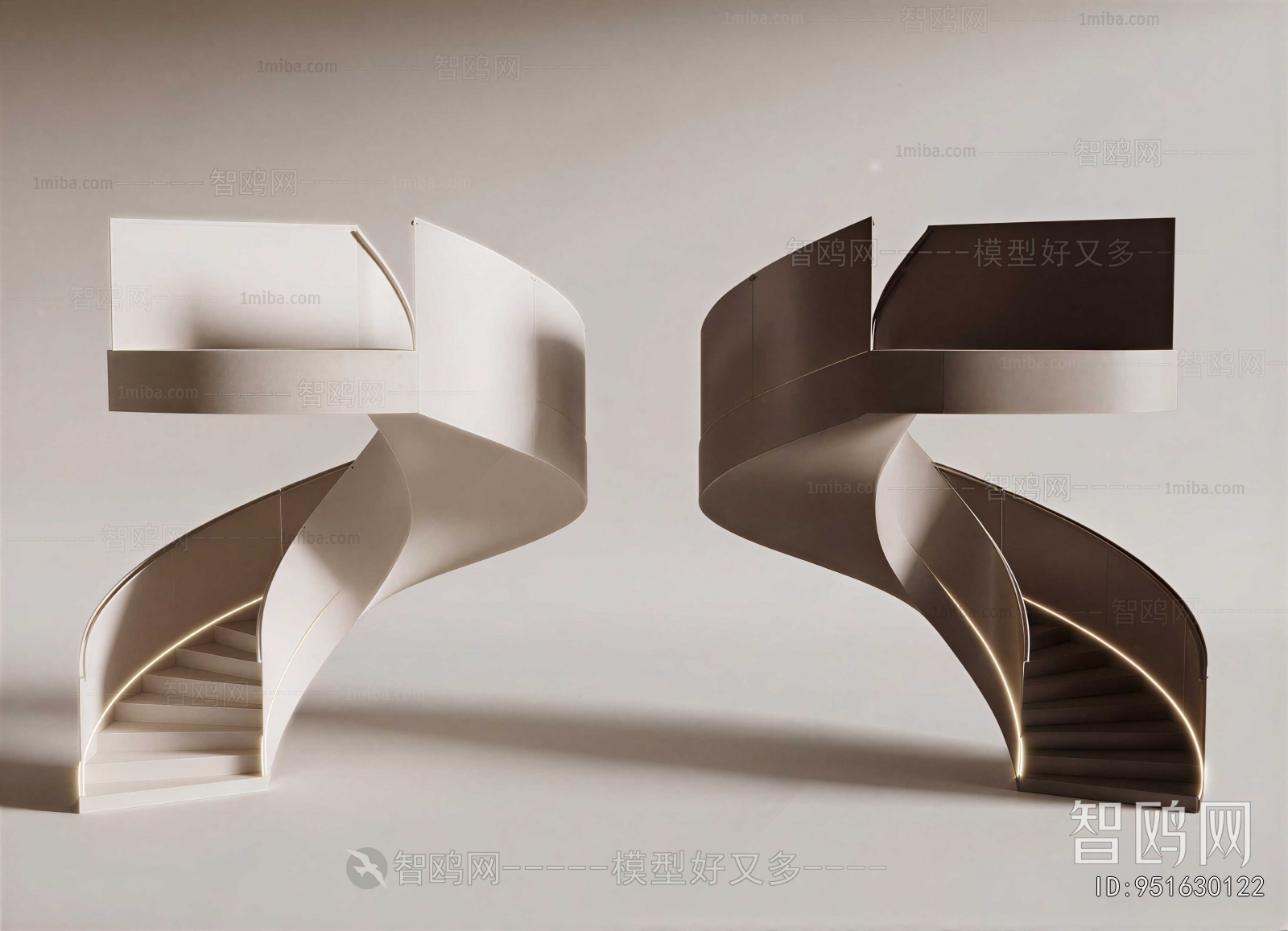 Modern Rotating Staircase