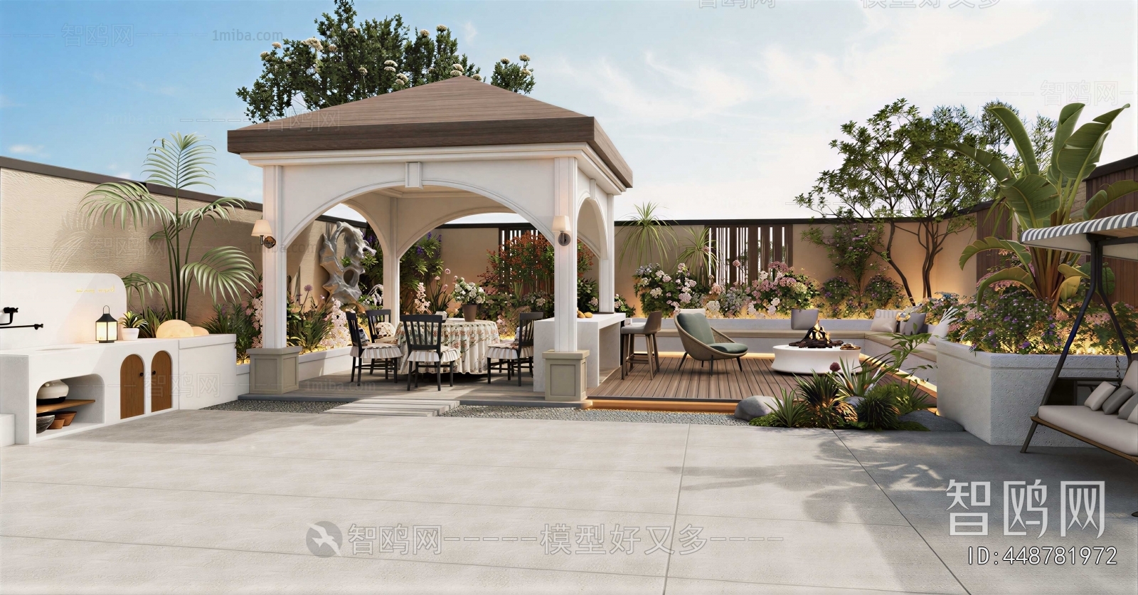 Modern Courtyard/landscape