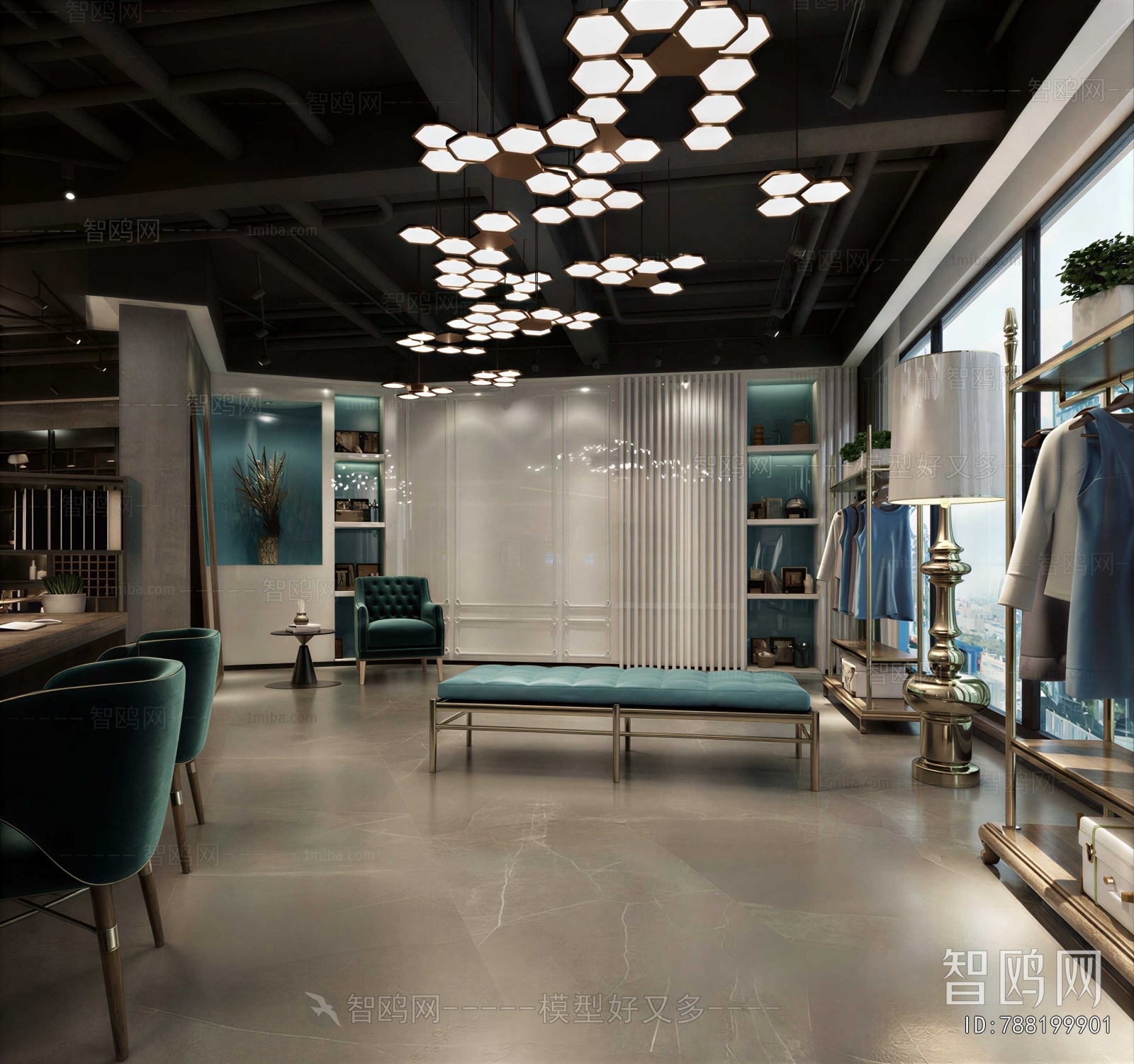Modern Clothing Store