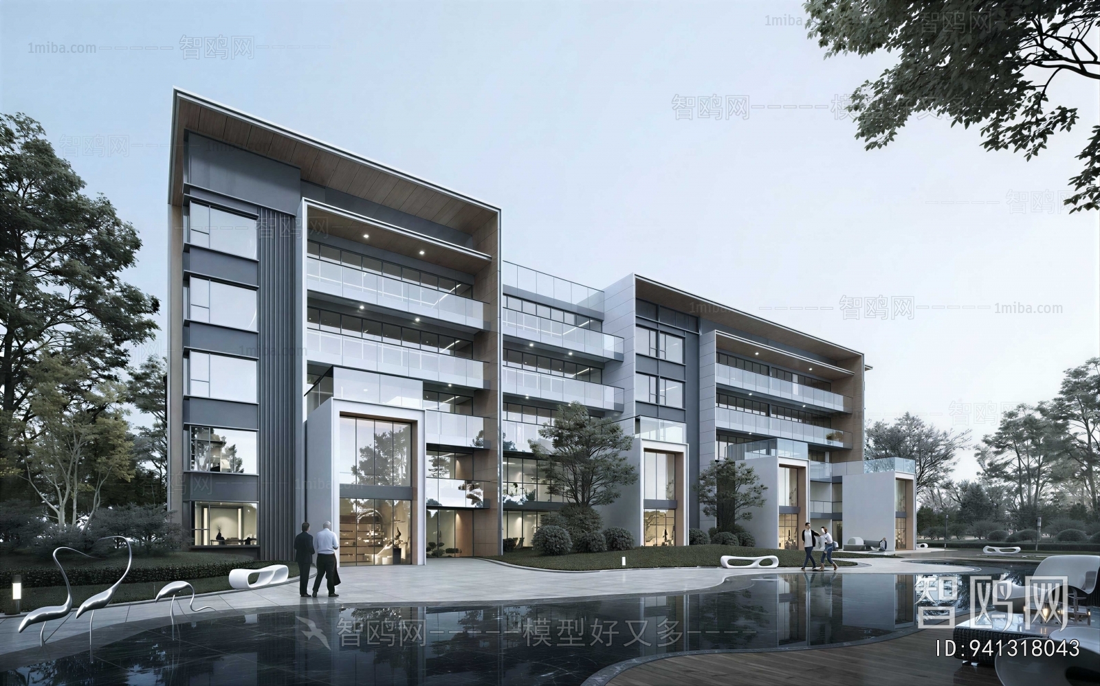 Modern Appearance Of Commercial Building