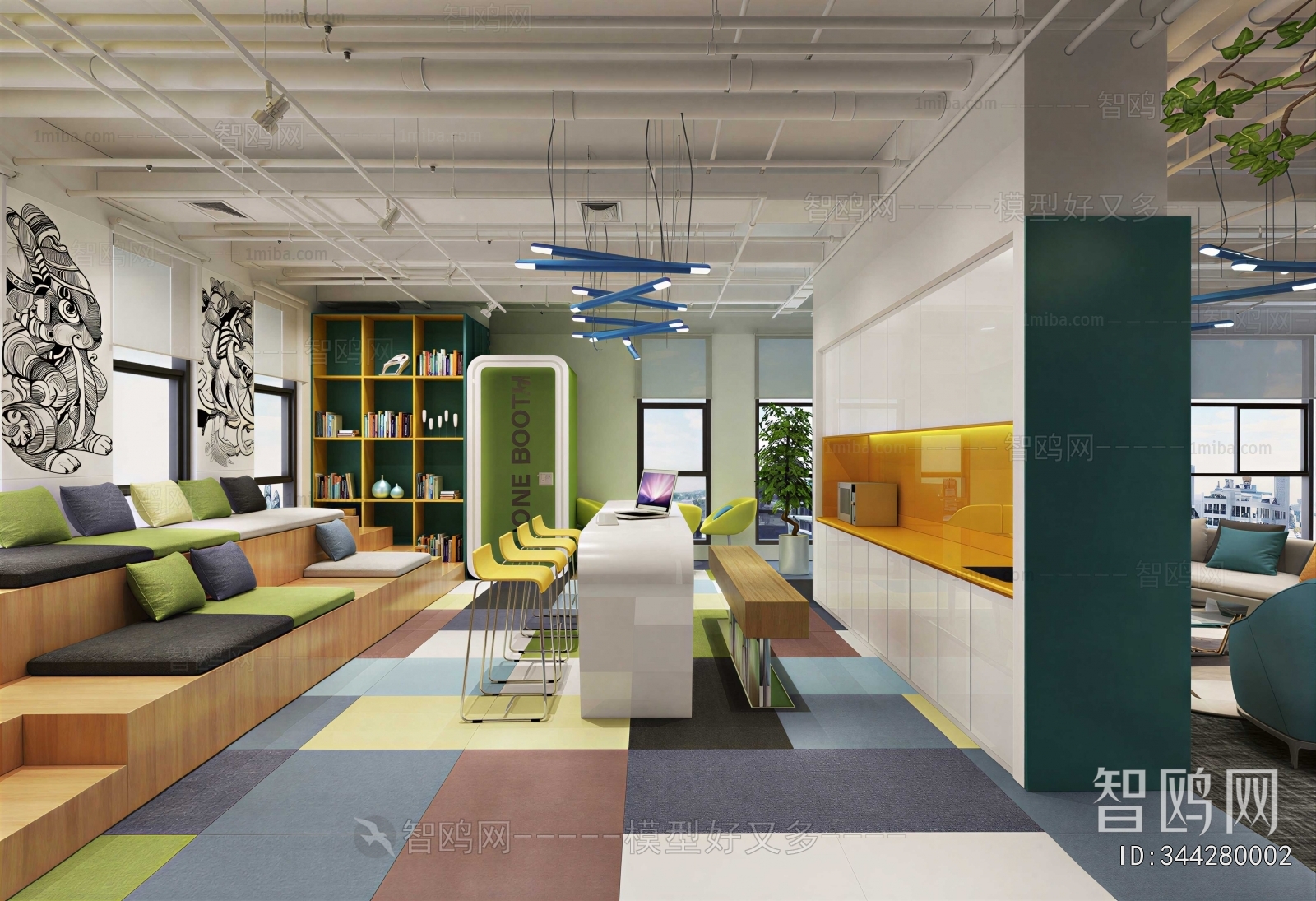 Modern Office Rest Area