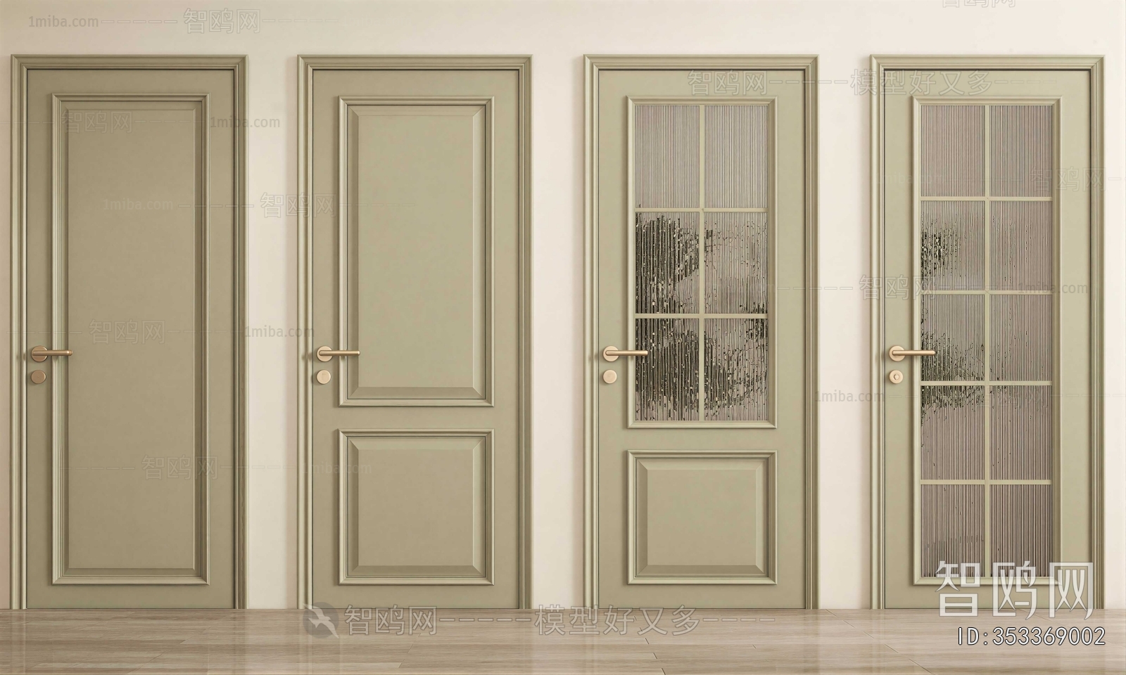 French Style Single Door