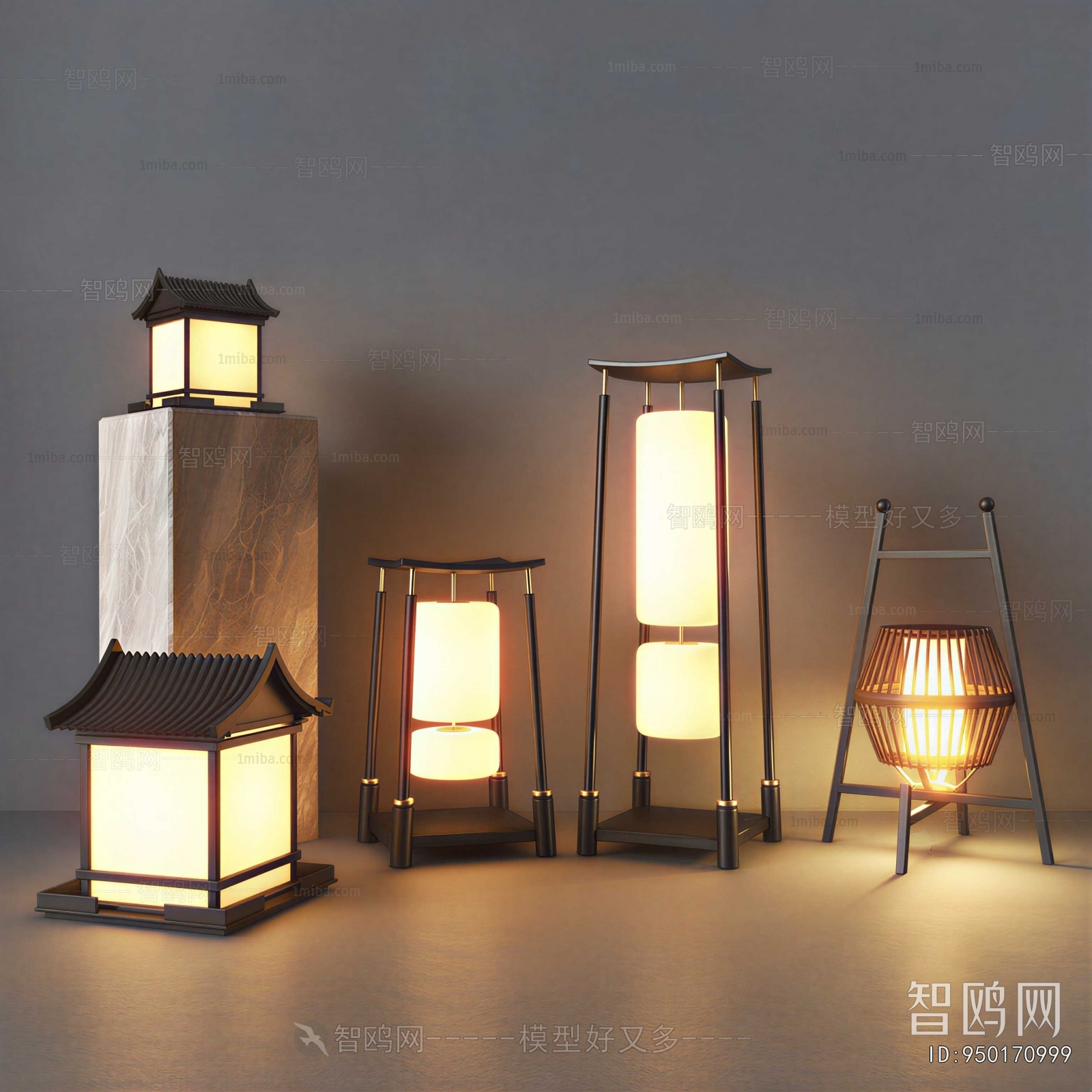 New Chinese Style Outdoor Light