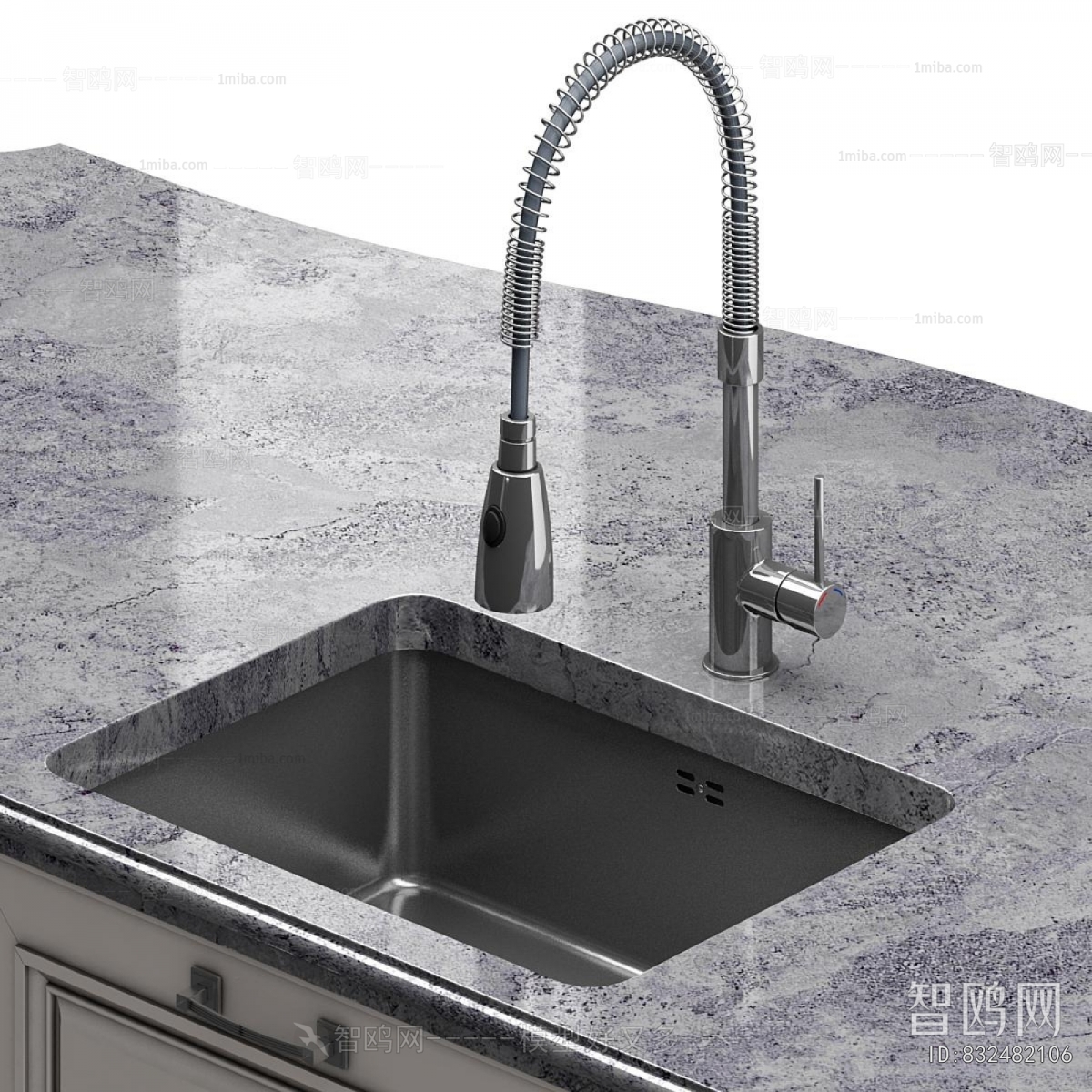 Simple European Style Kitchen Cabinet