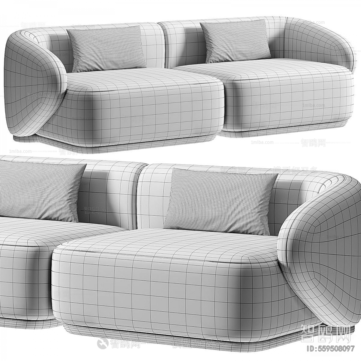 Modern Three-seat Sofa
