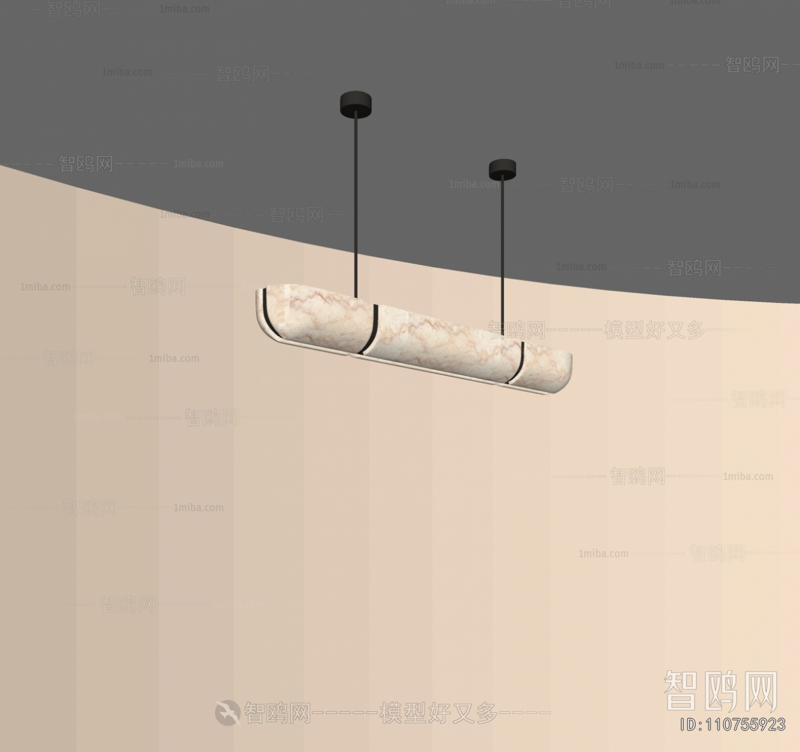 Modern Long Chandelier