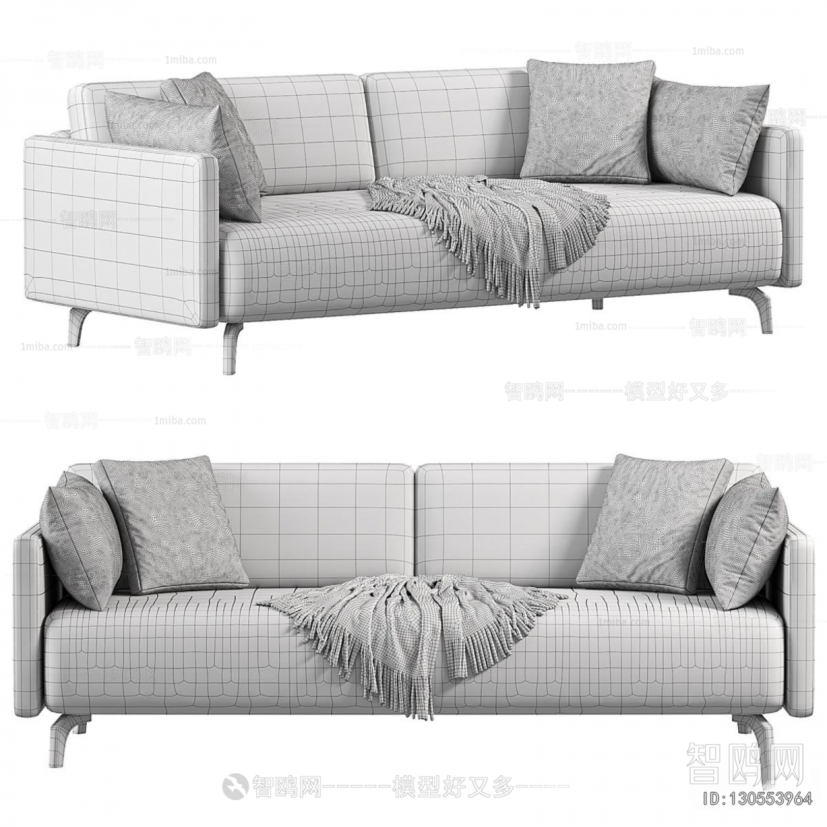 Modern Three-seat Sofa