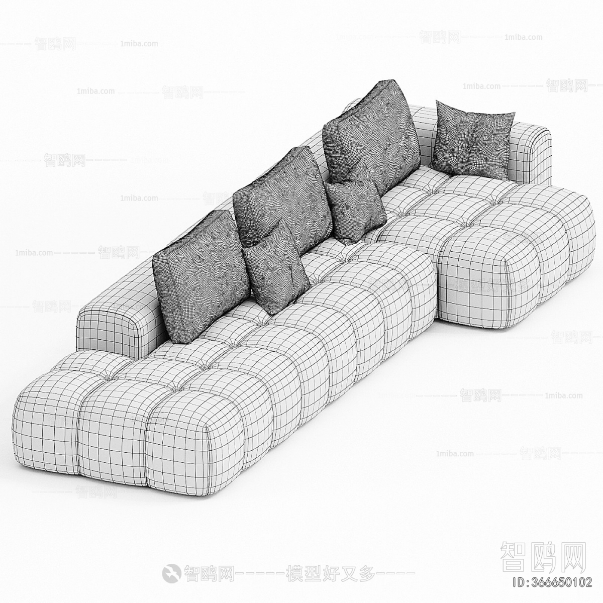 Modern Three-seat Sofa