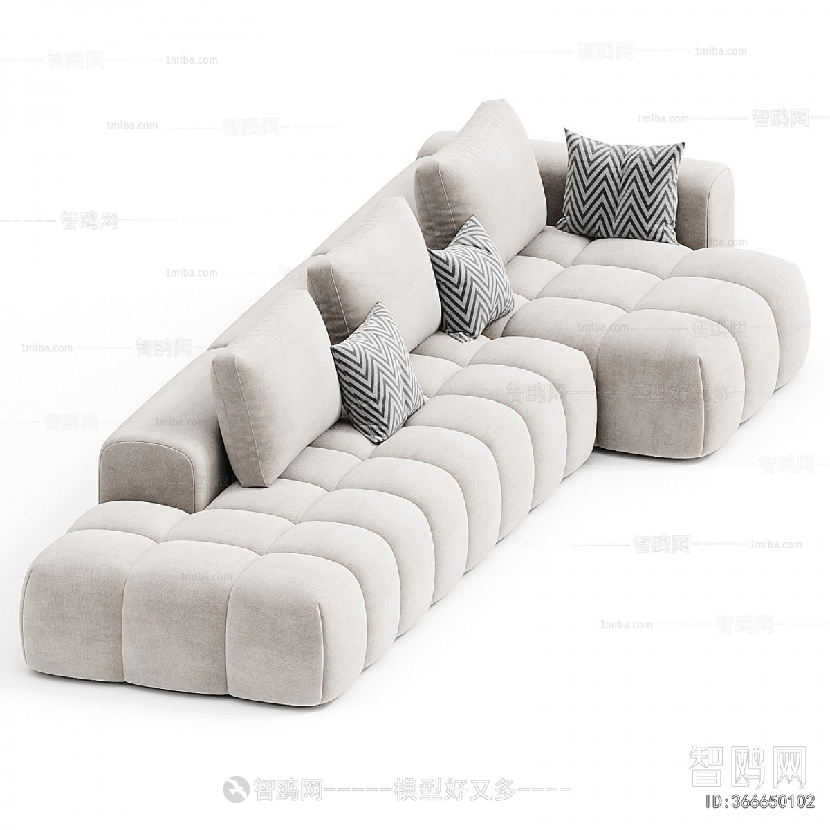 Modern Three-seat Sofa