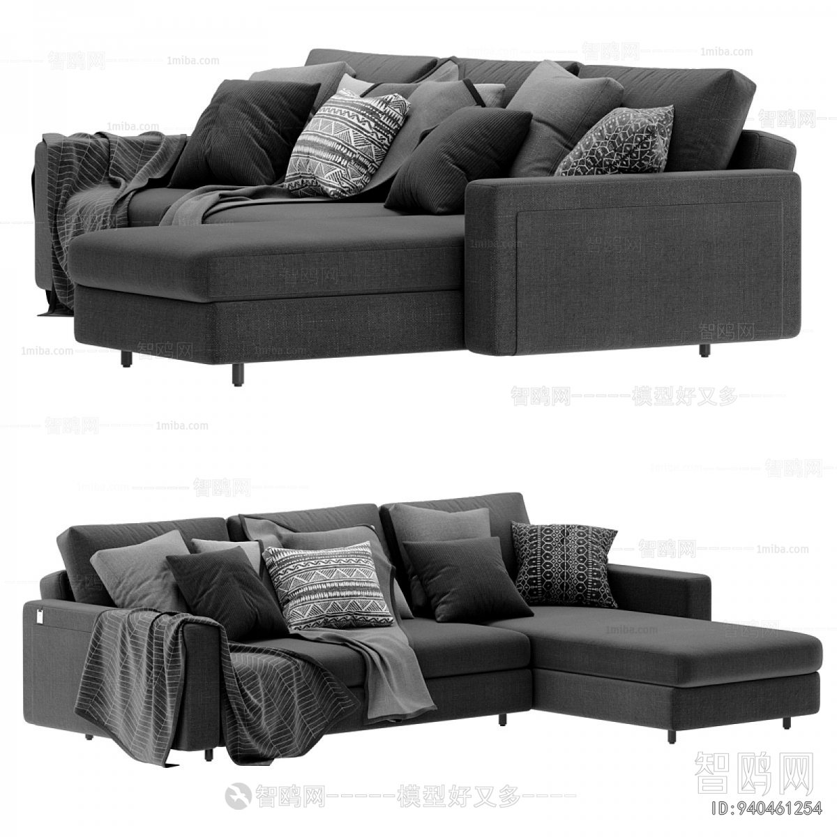 Modern Multi Person Sofa