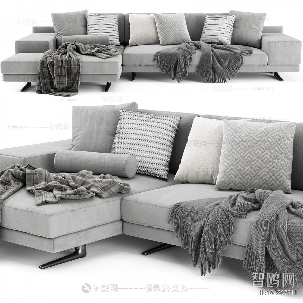 Modern Multi Person Sofa