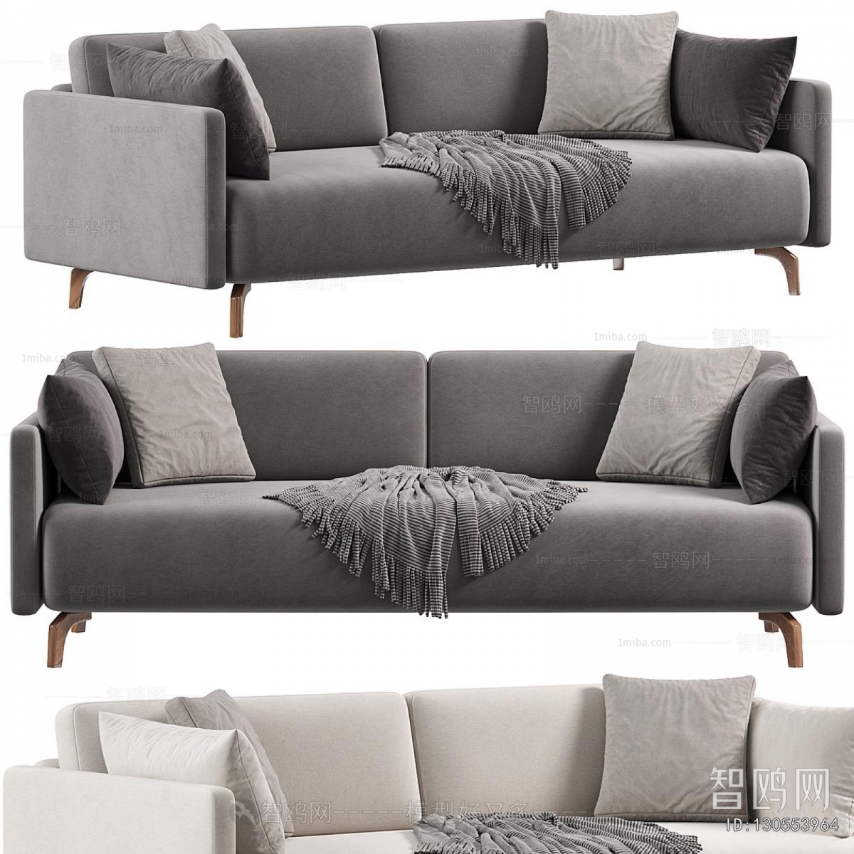 Modern Three-seat Sofa