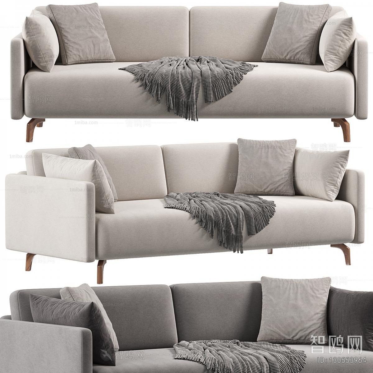Modern Three-seat Sofa