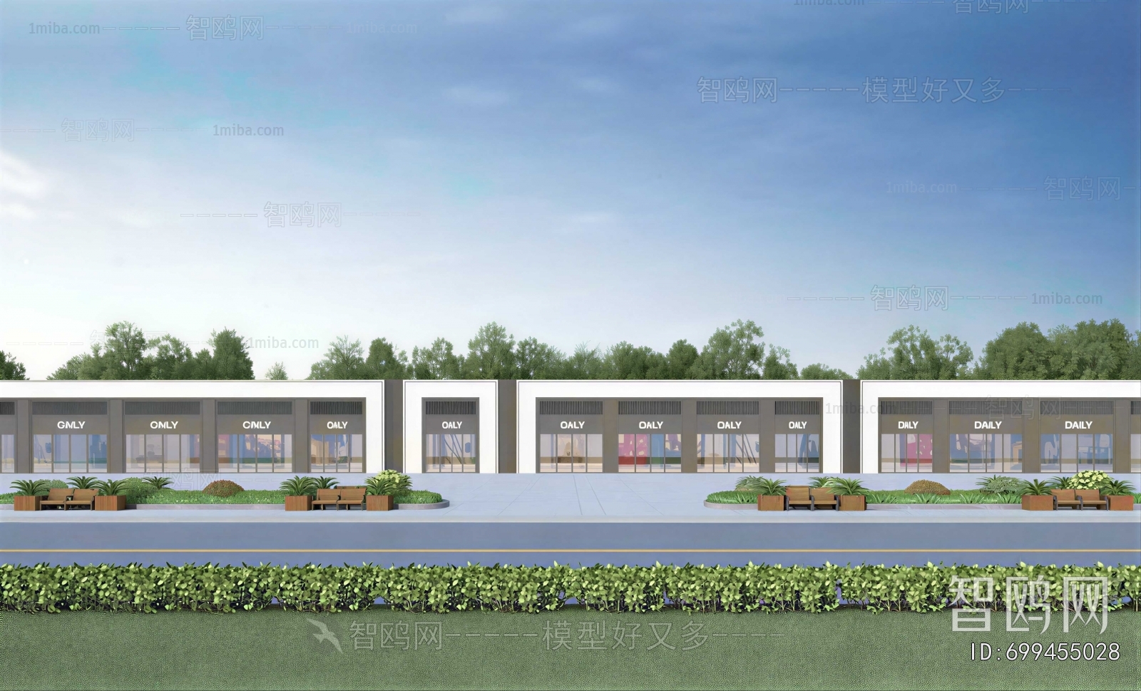 Modern Appearance Of Commercial Building