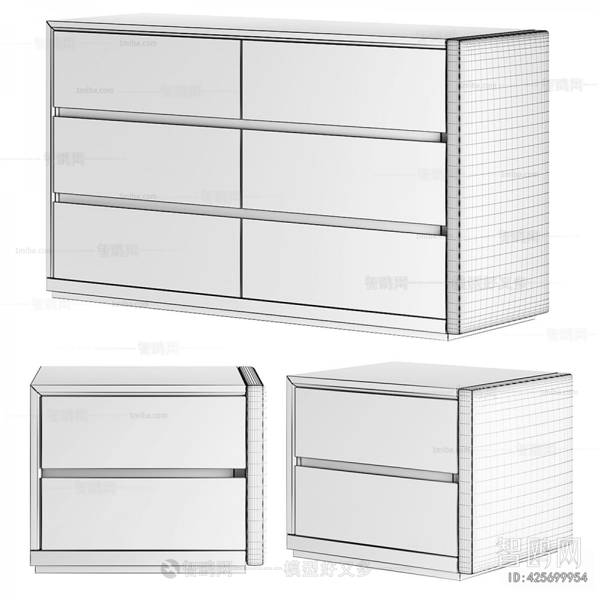 Modern Bedside Cupboard