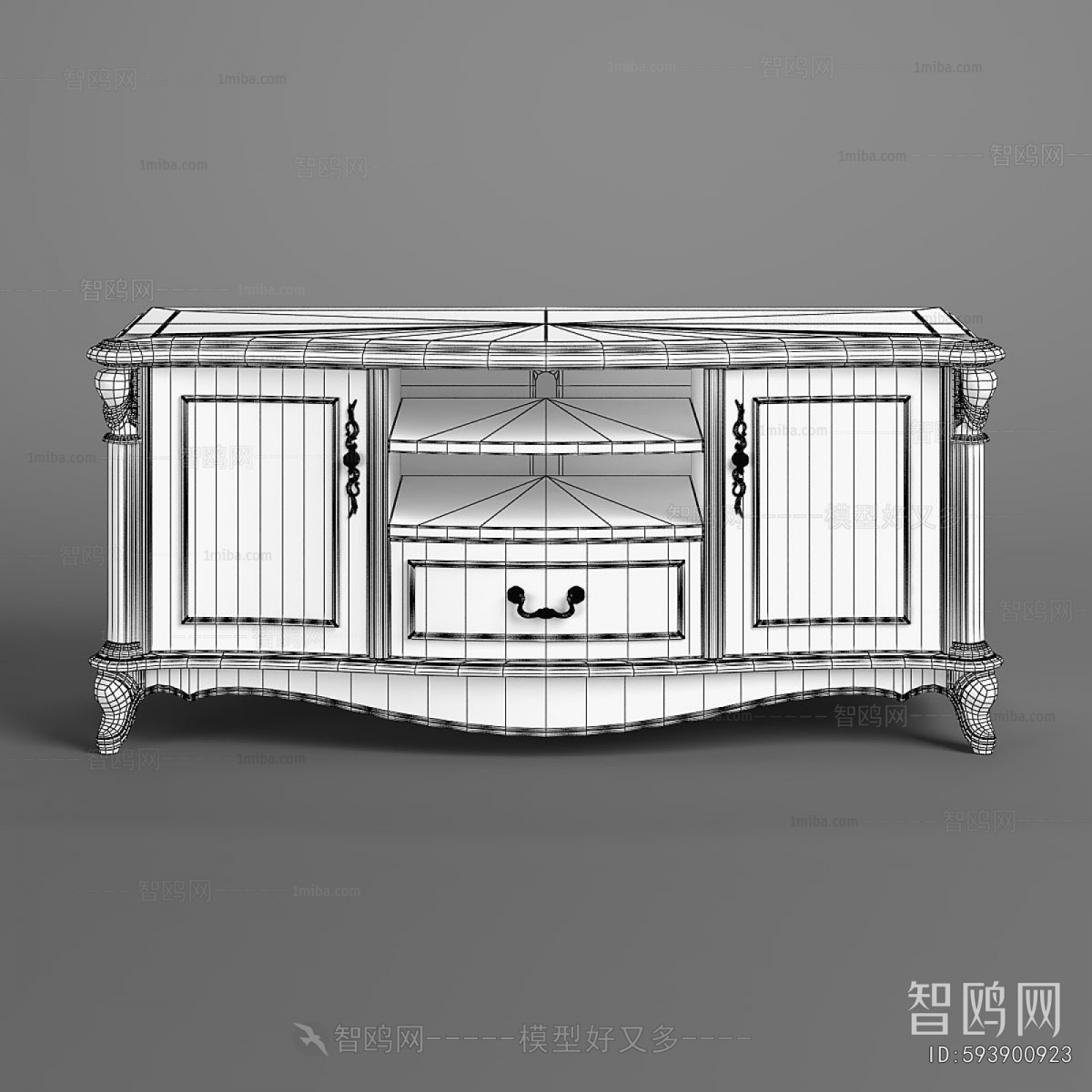 Retro Style Side Cabinet