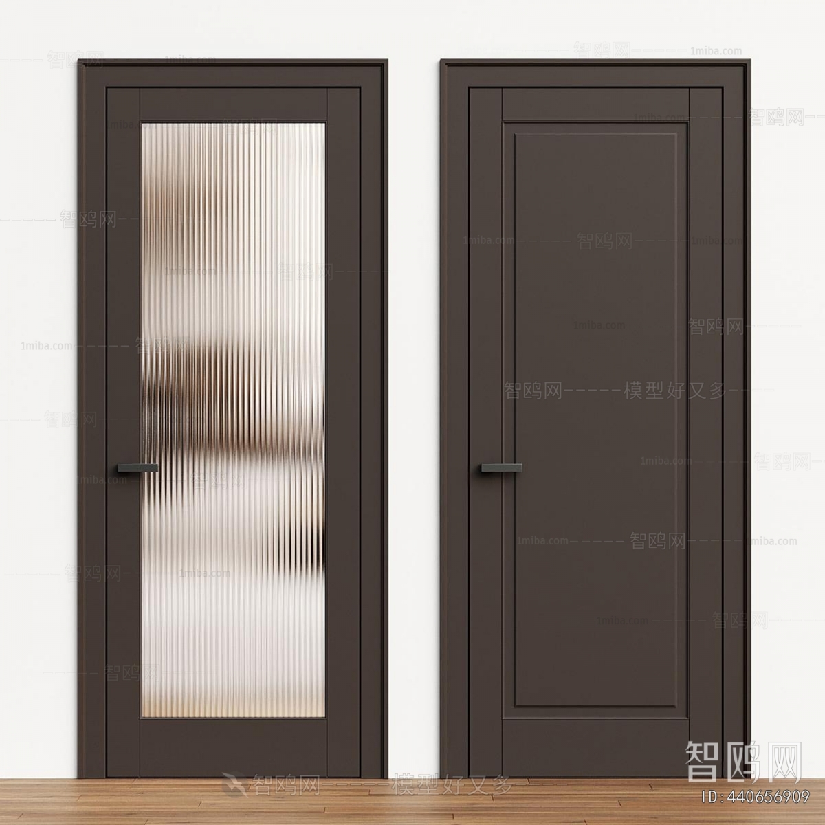 Simple European Style Single Door